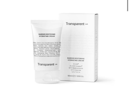 Ультразволожуючий крем Transparent Lab Barrier Restoring Hydrating Cream, 50 мл 1276 фото